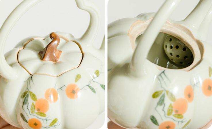this is a ceramic teapot