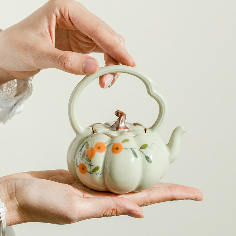this is a ceramic teapot