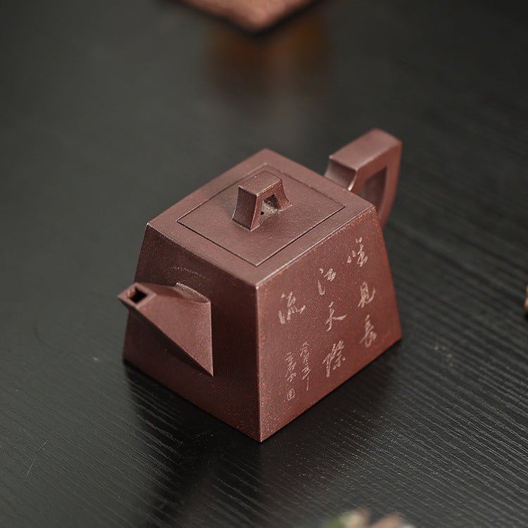 This is a Yixing teapot. this is Chinese yixing clay teapot