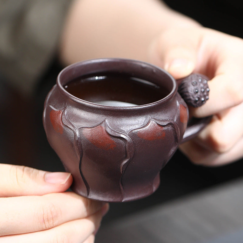 this is a Yixing teacup.this is Chinese Yixing clay teacup