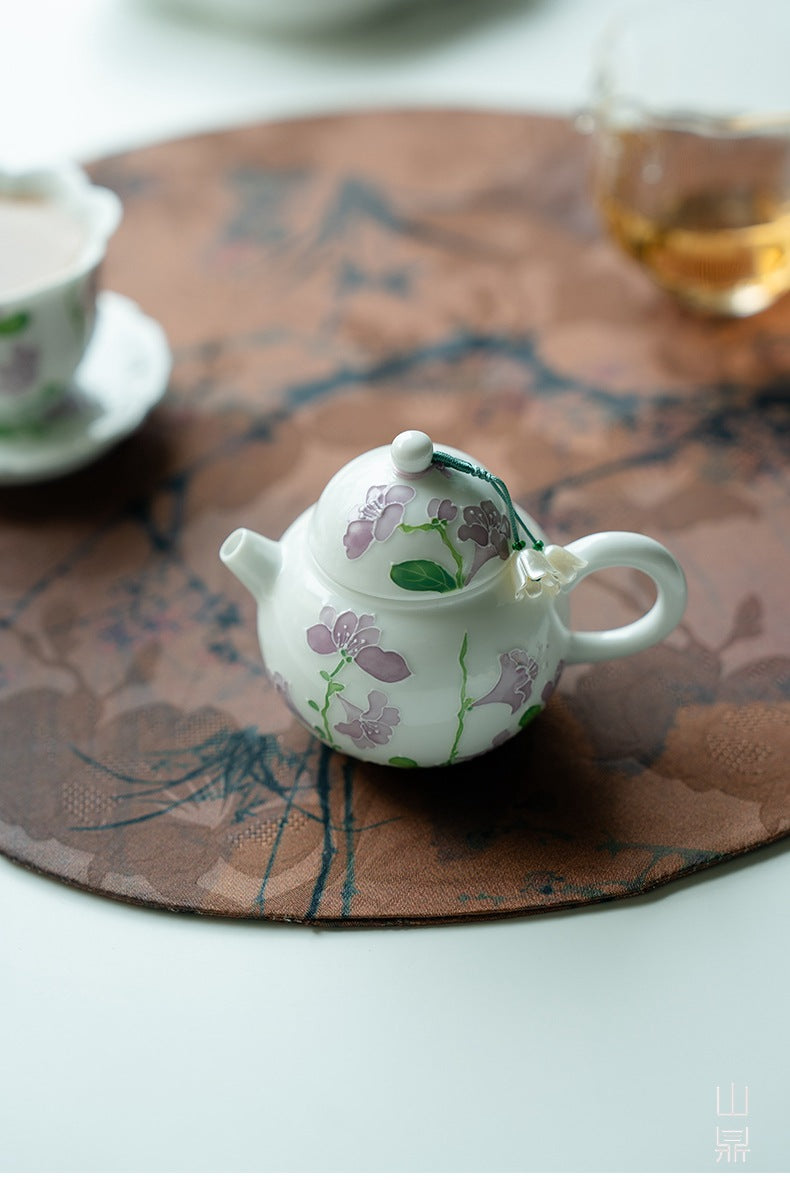 this is a ceramic teapot