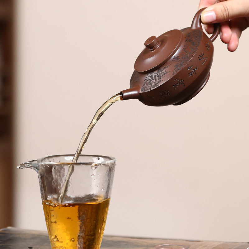 This is a Yixing teapot. this is Chinese yixing clay teapot