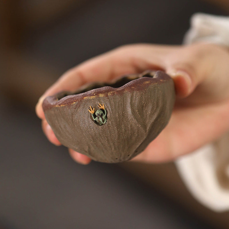 This is a Yixing tea filter.this is Chinese yixing clay tea funnel