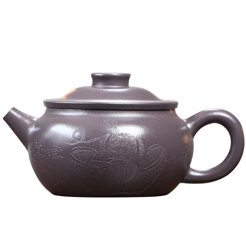 This is a Yixing teapot. this is Chinese yixing clay teapot