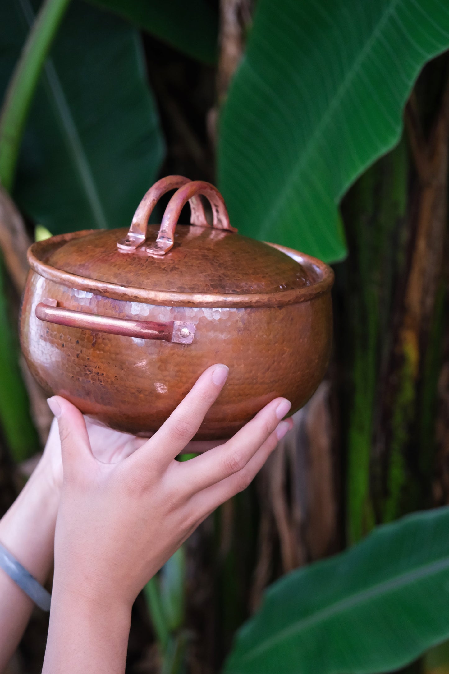 Chinese Handamde Forging Copper Cooking Pot Food Pot Traditional Original Style