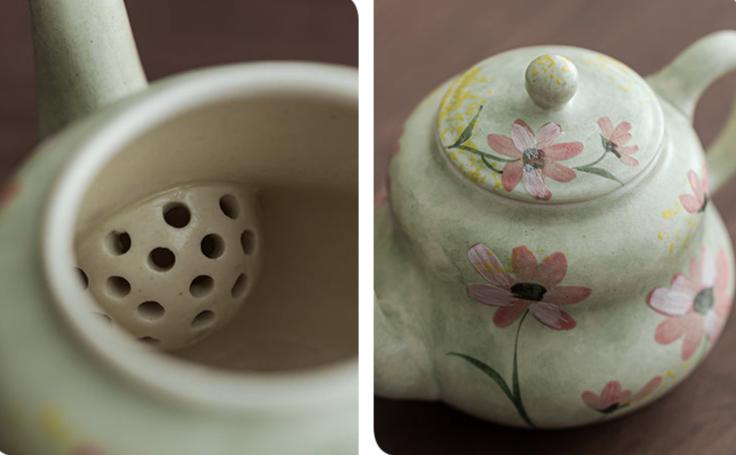 this is a ceramic teapot