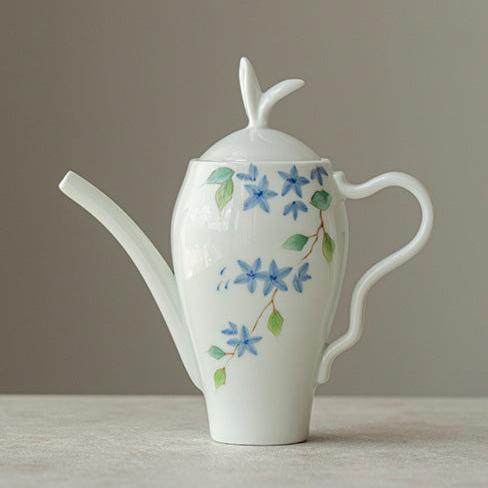 this is a ceramic teapot