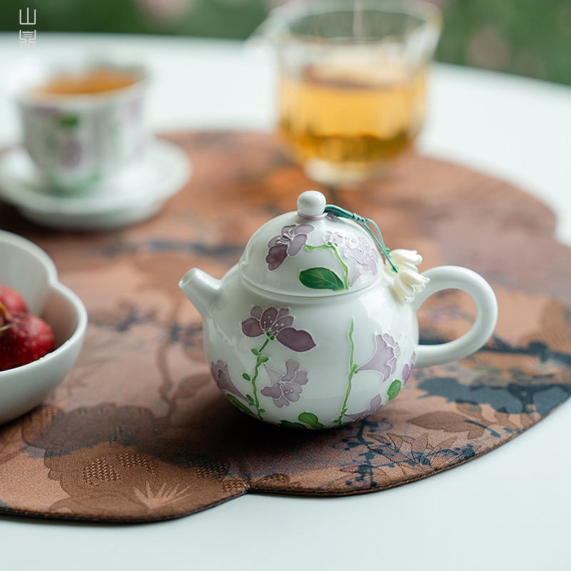 this is a ceramic teapot
