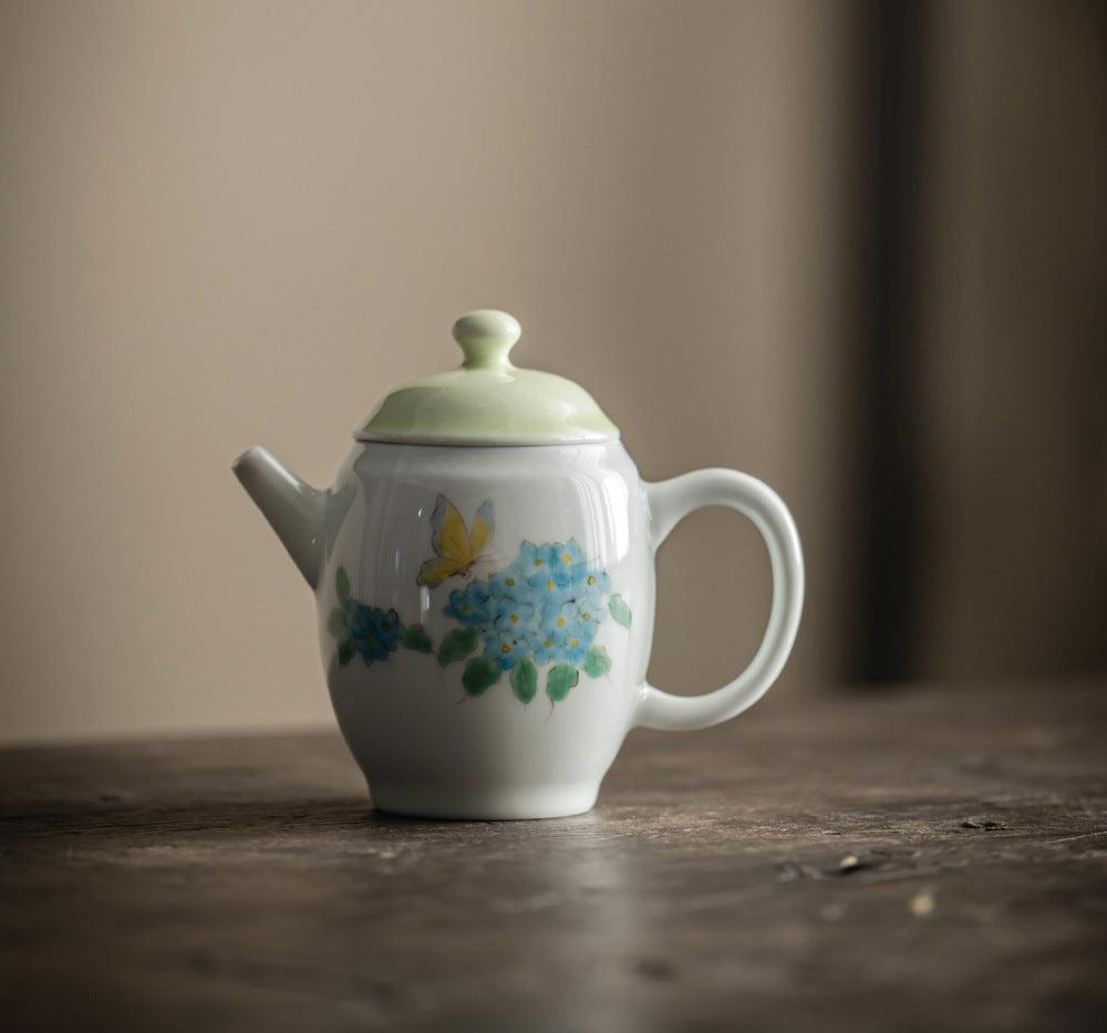 this is a ceramic teapot