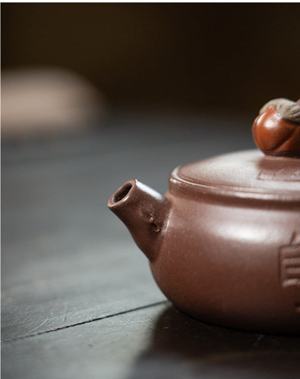This is a Yixing teapot. this is Chinese yixing clay teapot