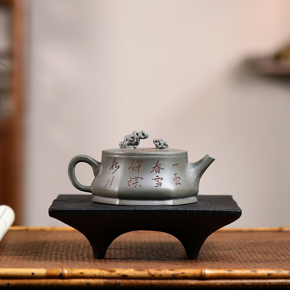 This is a Yixing teapot. this is Chinese yixing clay teapot