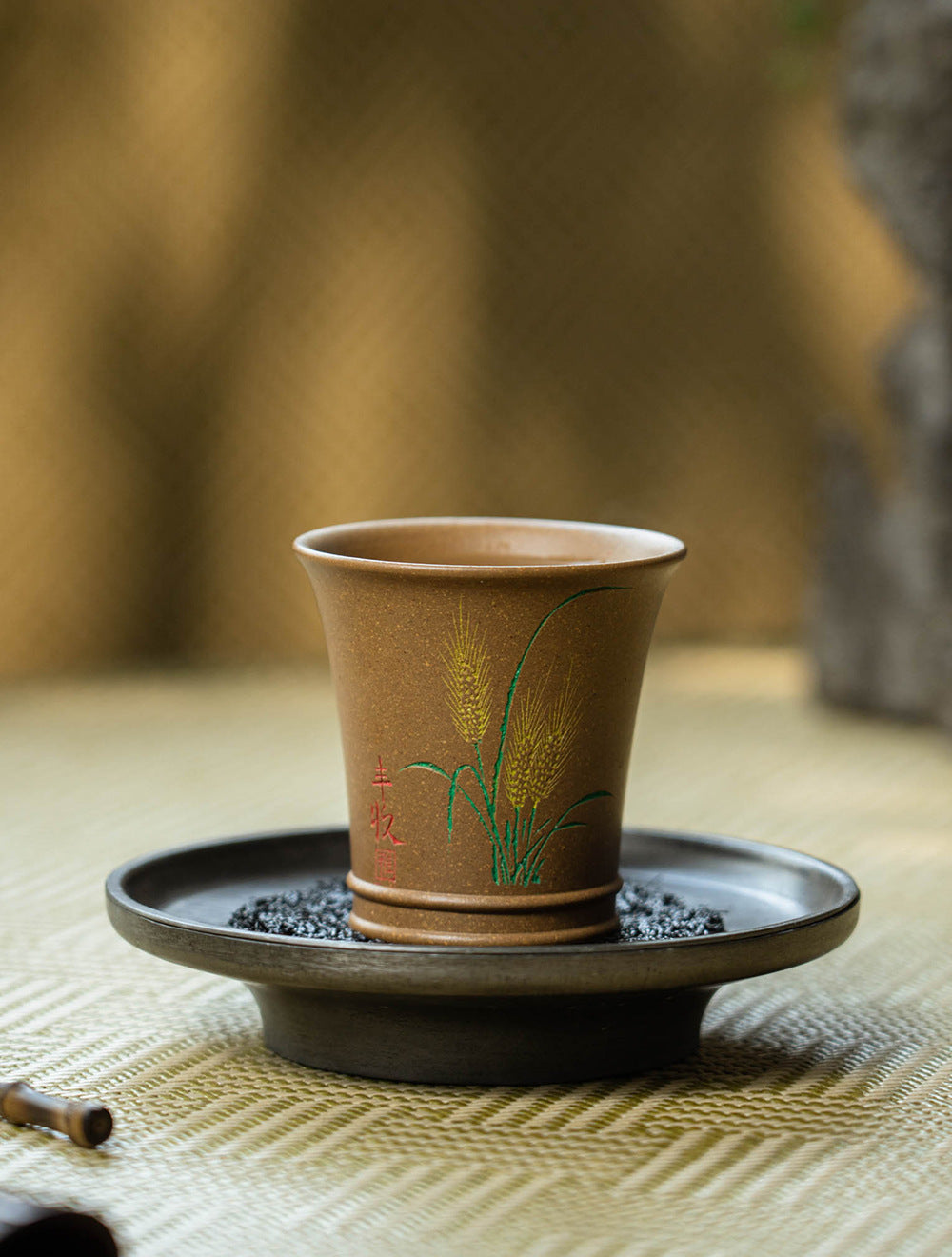 this is a Yixing teacup.this is Chinese Yixing clay teacup