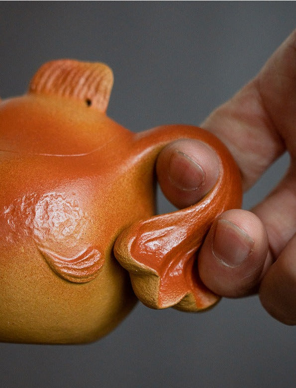 This is a Yixing teapot. this is Chinese yixing clay teapot
