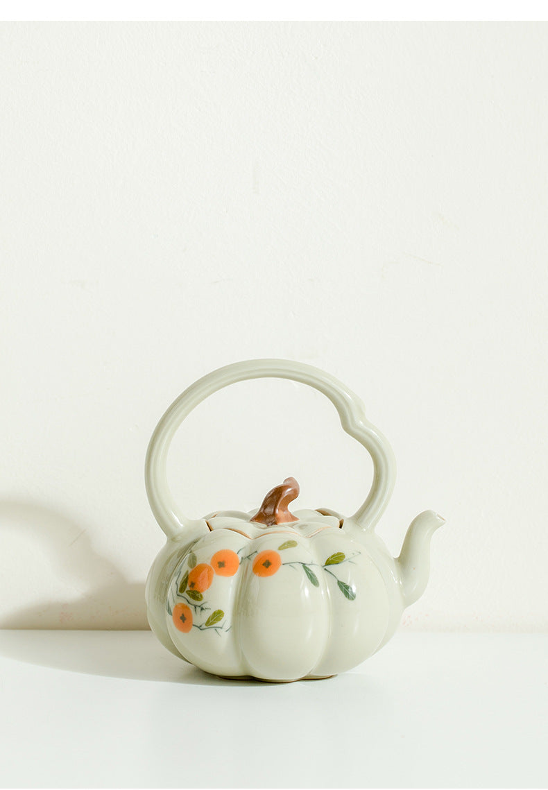 this is a ceramic teapot