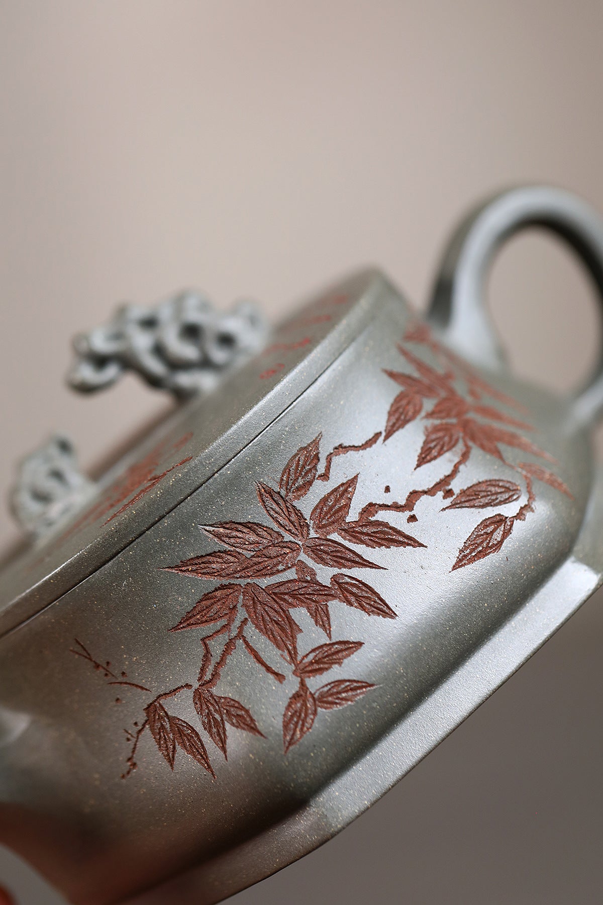 This is a Yixing teapot. this is Chinese yixing clay teapot