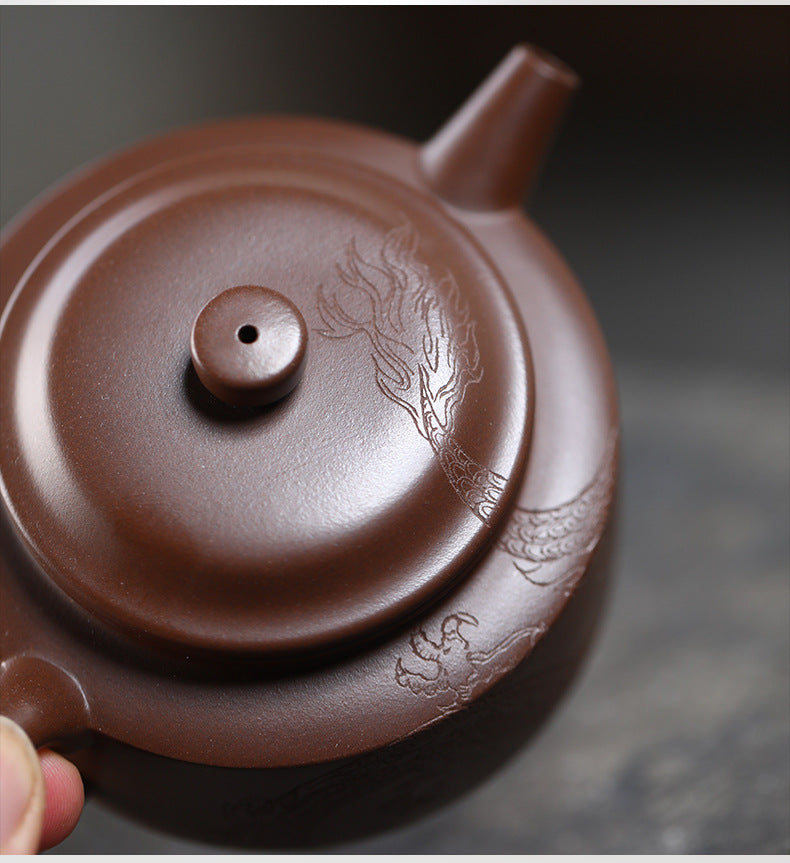 This is a Yixing teapot. this is Chinese yixing clay teapot