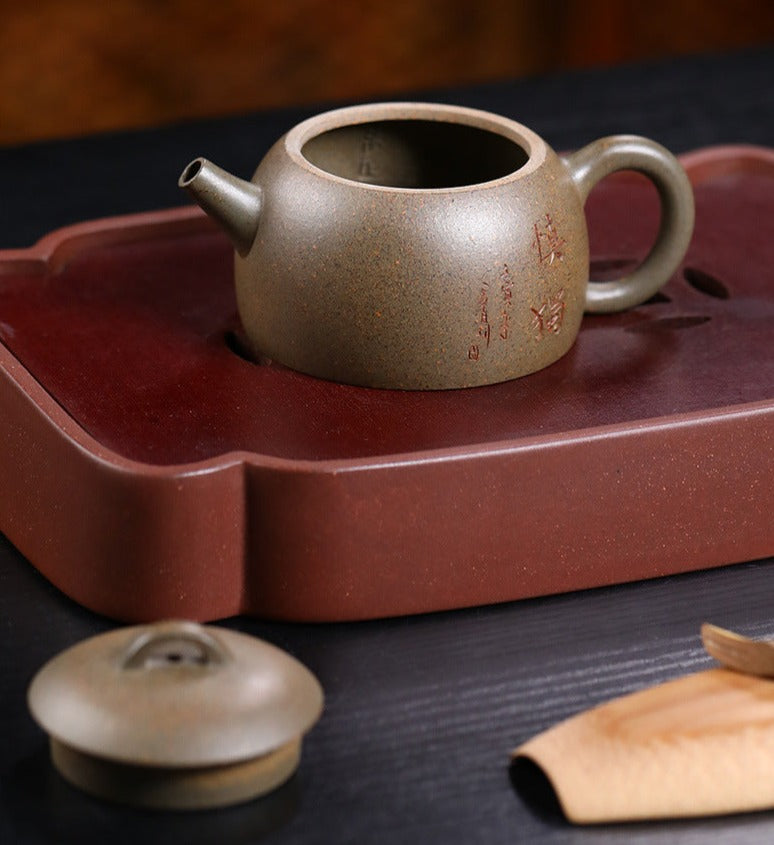 This is a Yixing teapot. this is Chinese yixing clay teapot