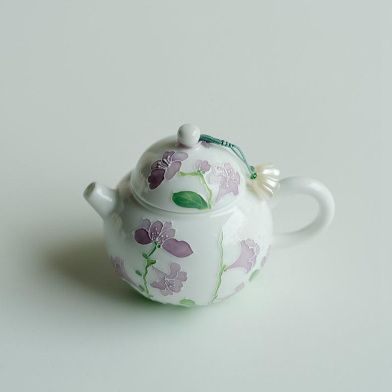 this is a ceramic teapot