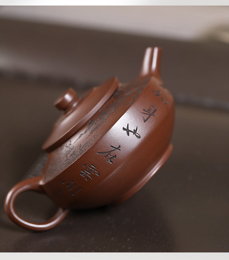 This is a Yixing teapot. this is Chinese yixing clay teapot