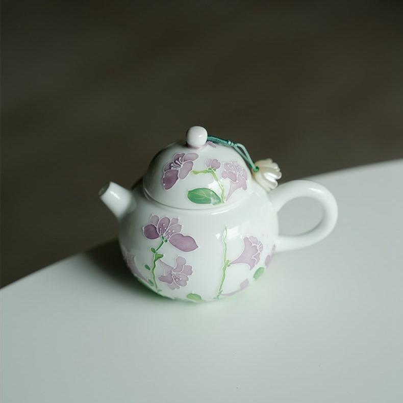 this is a ceramic teapot