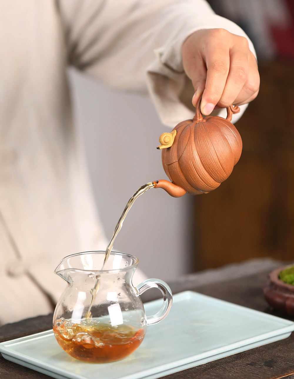 This is a Yixing teapot. this is Chinese yixing clay teapot