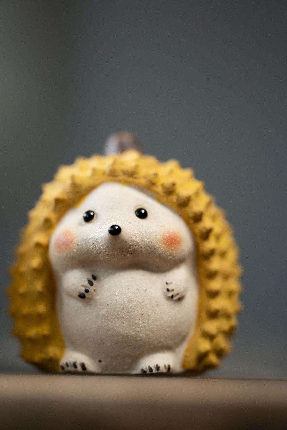Tea Pets Handmade Yixing Clay Chinese Tea Pet Durian Hedgehog Durian Cat
