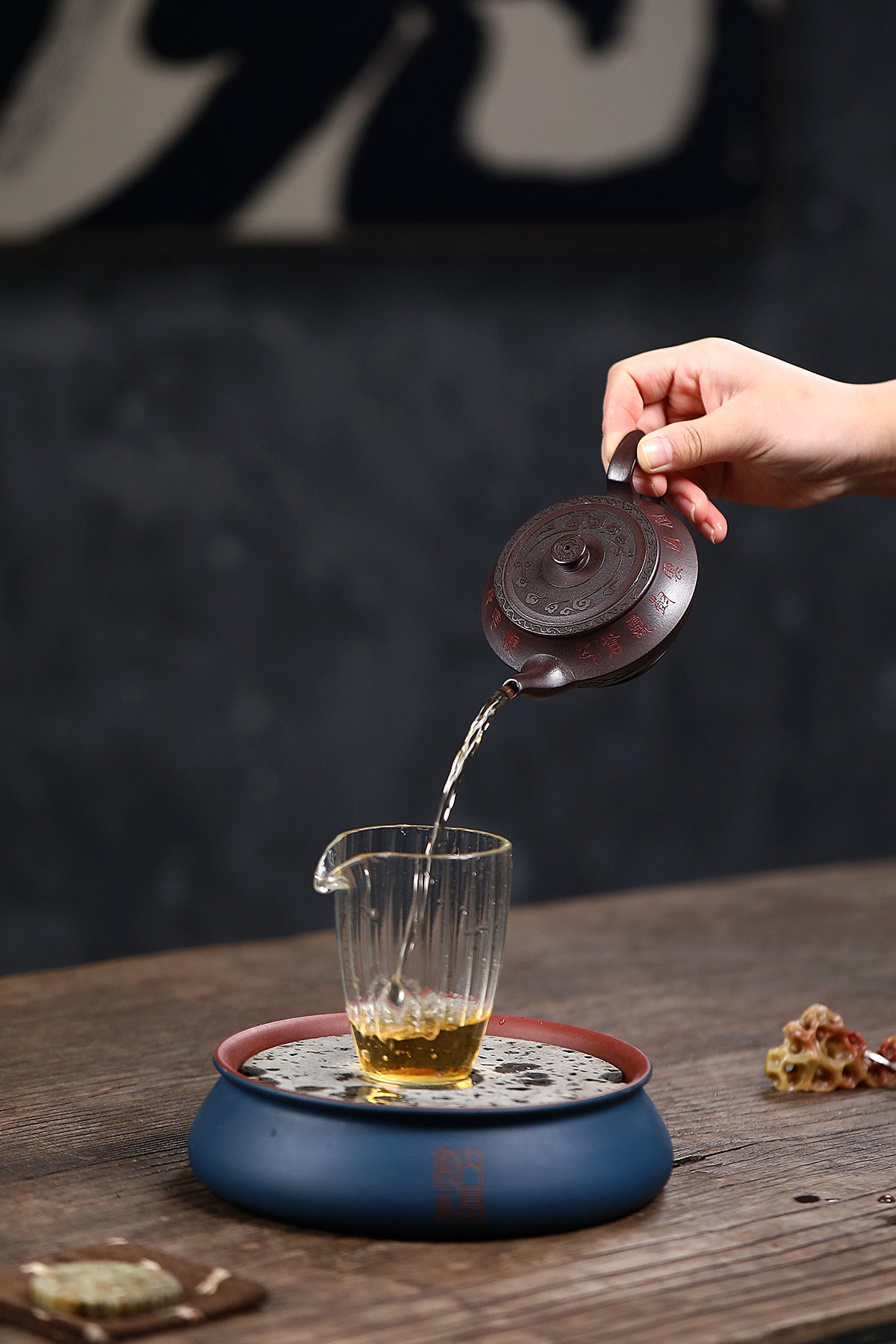 This is a Yixing teapot. this is Chinese yixing clay teapot