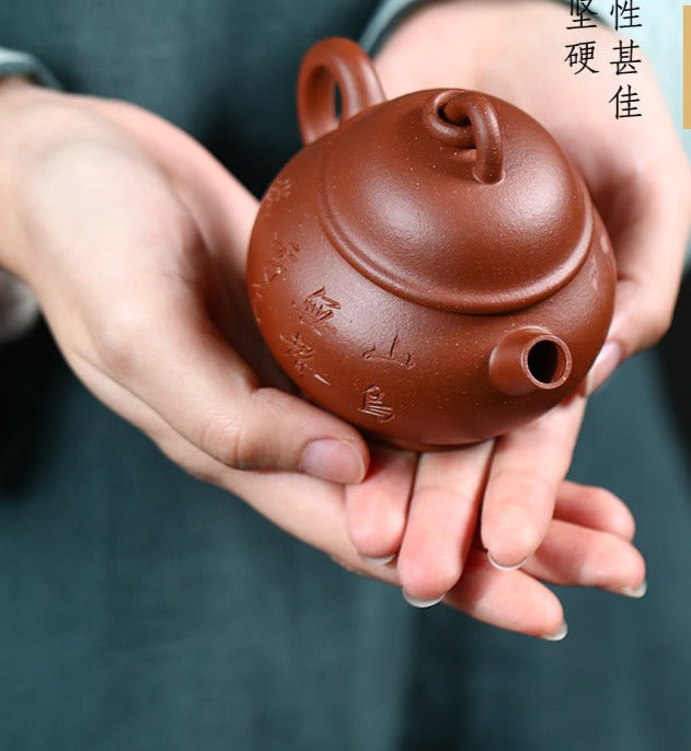 This is a Yixing teapot. this is Chinese yixing clay teapot