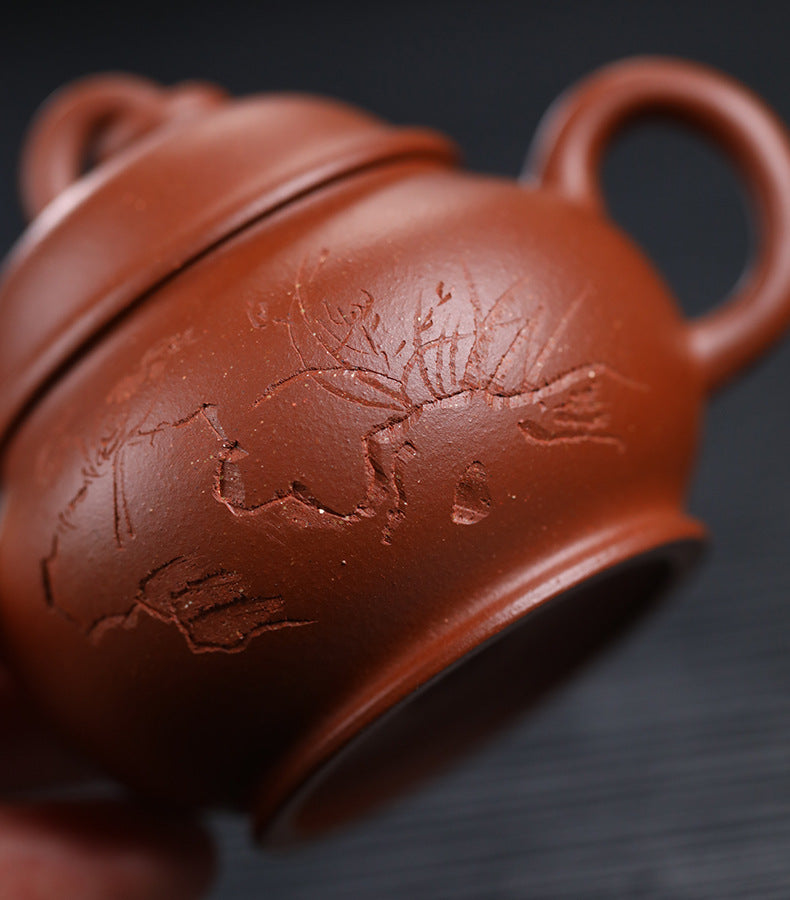 This is a Yixing teapot. this is Chinese yixing clay teapot