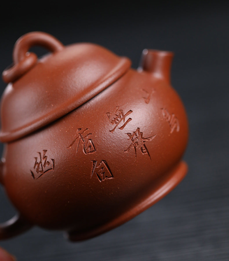 This is a Yixing teapot. this is Chinese yixing clay teapot