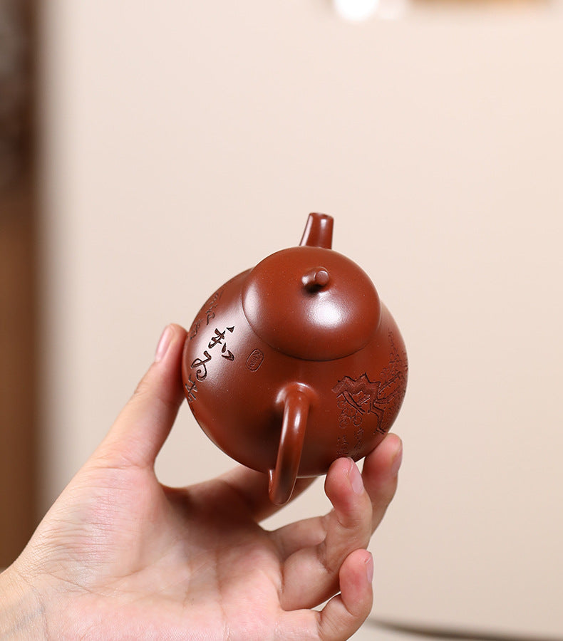 This is a Yixing teapot. this is Chinese yixing clay teapot