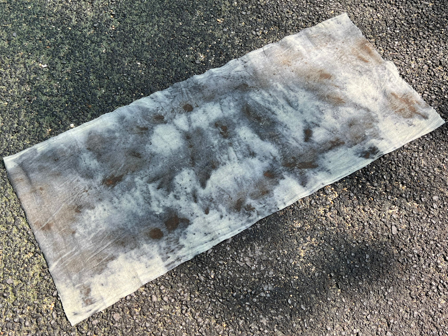 Hand Dyed Tea Table Cloth Natura Plant Dyed Cotton Tea Mat Chabu Chaxi