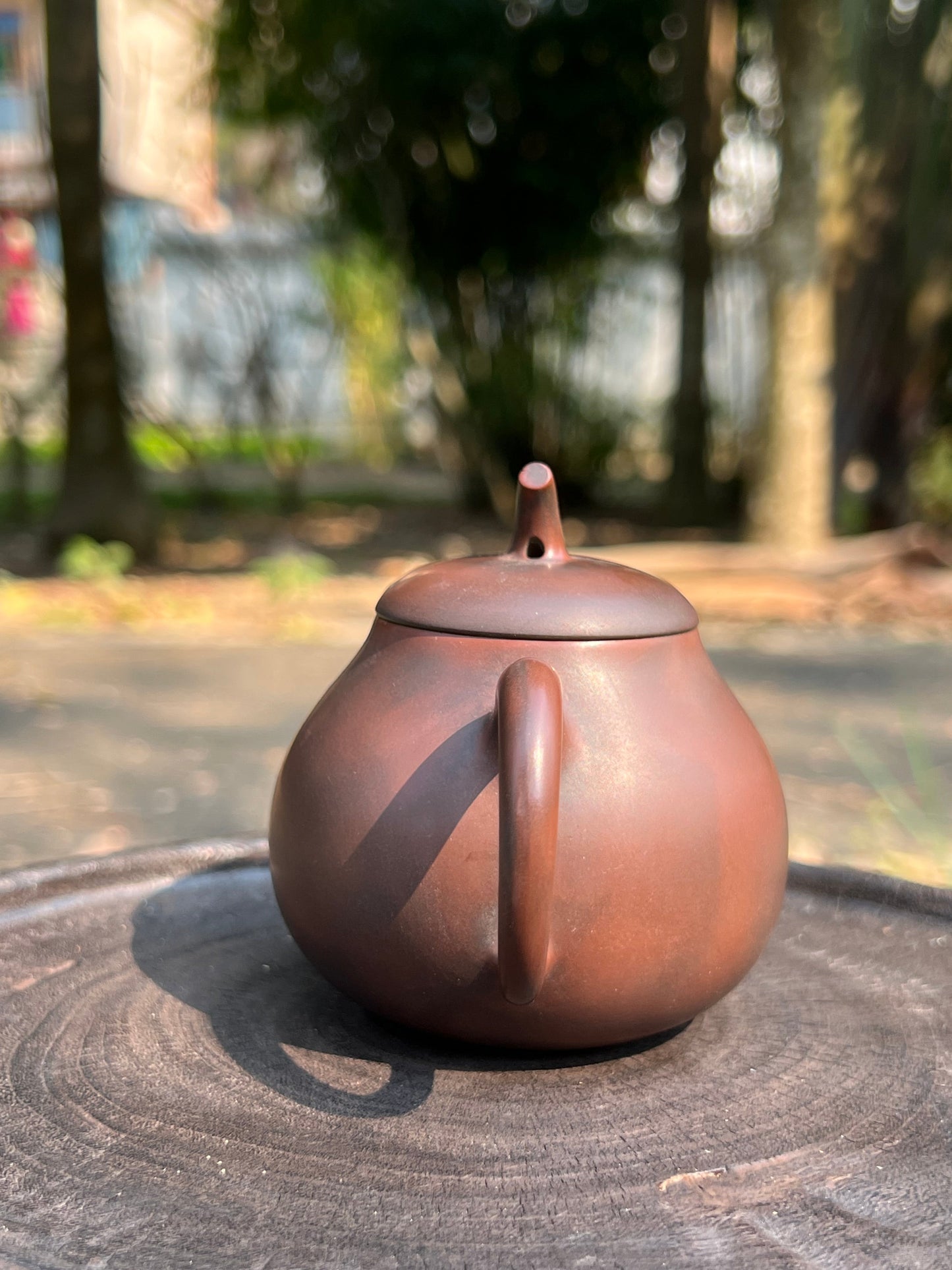 Handcrafted Original Design Chinese Nixing Pottery Teapot Artwork Black Teapot Kungfu Teapot