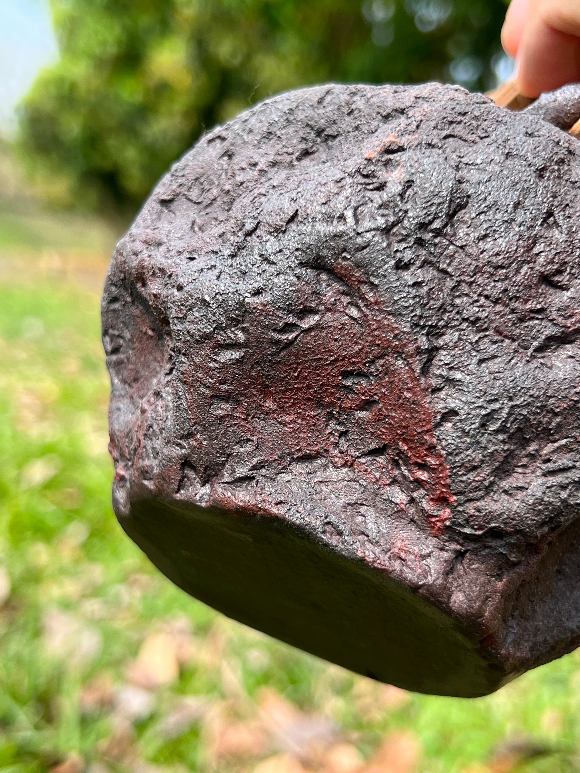 This is a pottery lifting handle kettle