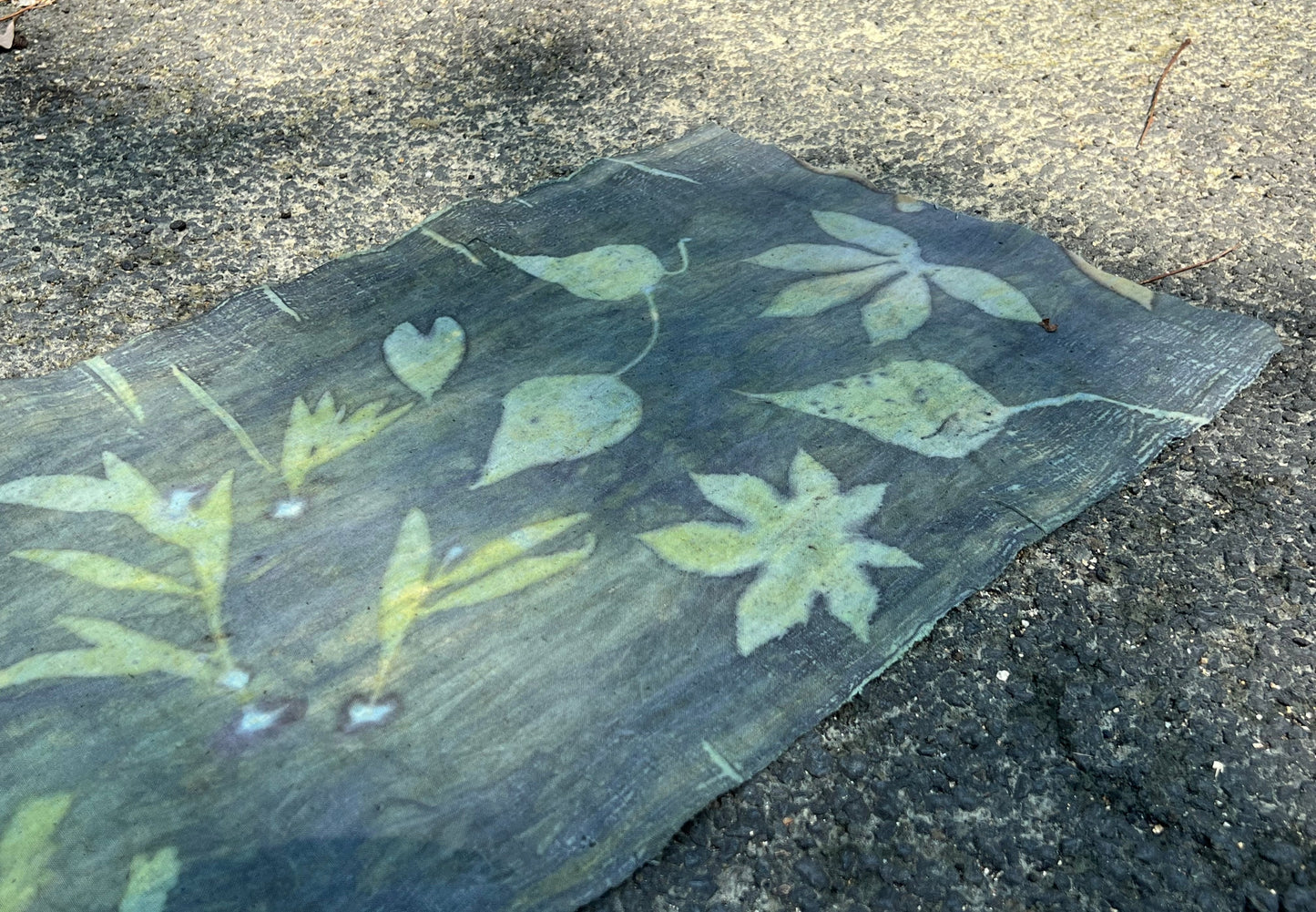 Hand Dyed Tea Table Cloth Natura Plant Dyed Cotton Tea Mat Chabu Chaxi