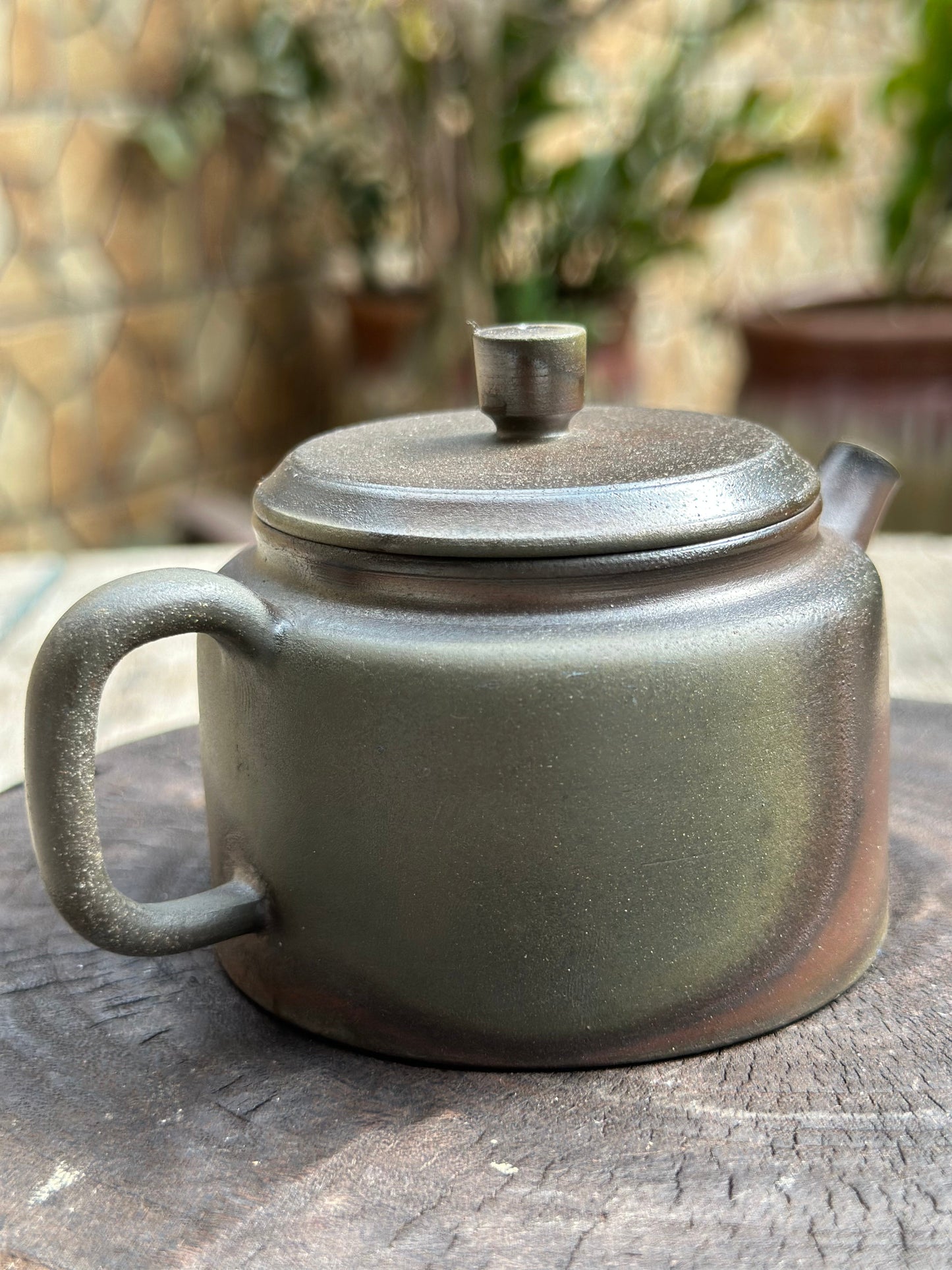Handcrafted Woodfired Chinese Nixing clay Pottery Clay Teapot Dezhong Shape 150ml High Class Artowork