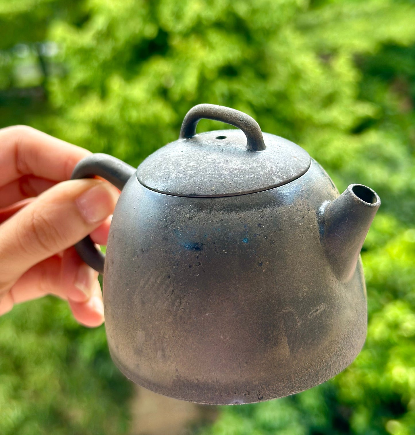 Handcrafted Woodfired Artowork Chinese Chentuo Shape Nixing clay Pottery Clay Teapot 160ml