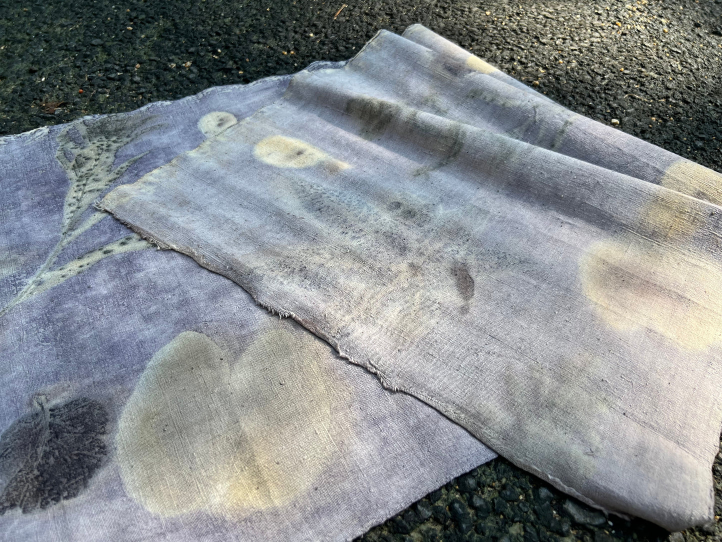 Hand Dyed Mauve Color Tea Table Cloth Natura Plant Dyed Cotton Tea Mat Chabu Chaxi