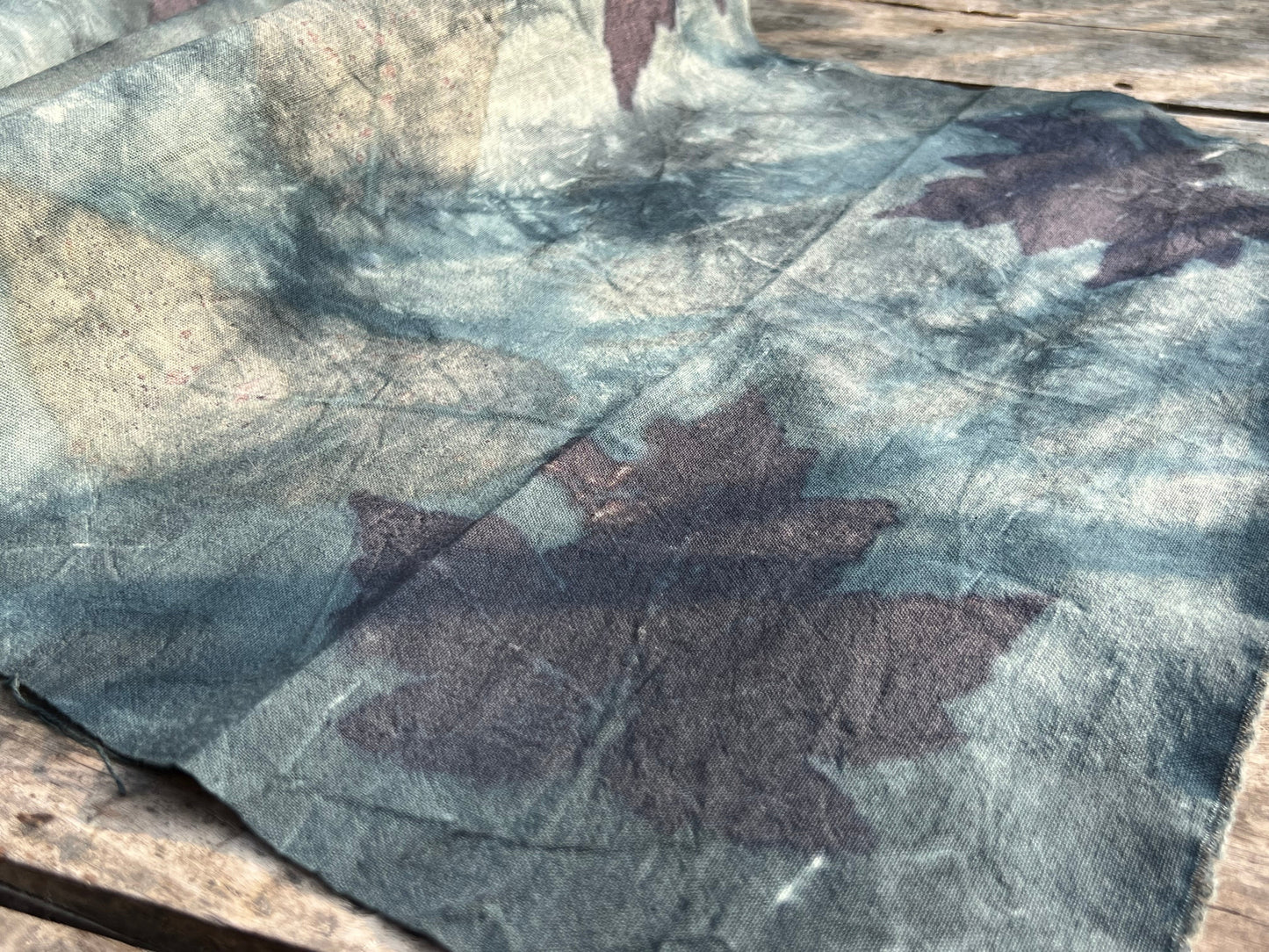 Hand Dyed Tea Table Cloth Indigo Dyed Tea Mat Natural Plant Dyed Cotton Chabu Chaxi