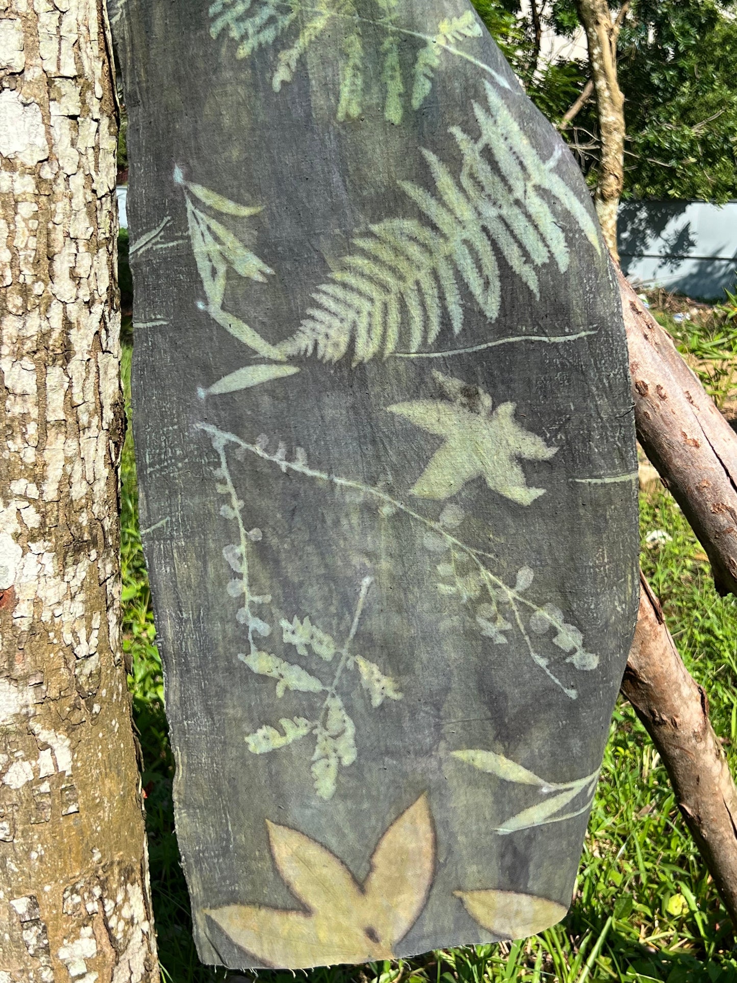 Hand Dyed Plant Dyed Tea Table Cloth Pure Cotton Tea Mat Chabu Chaxi