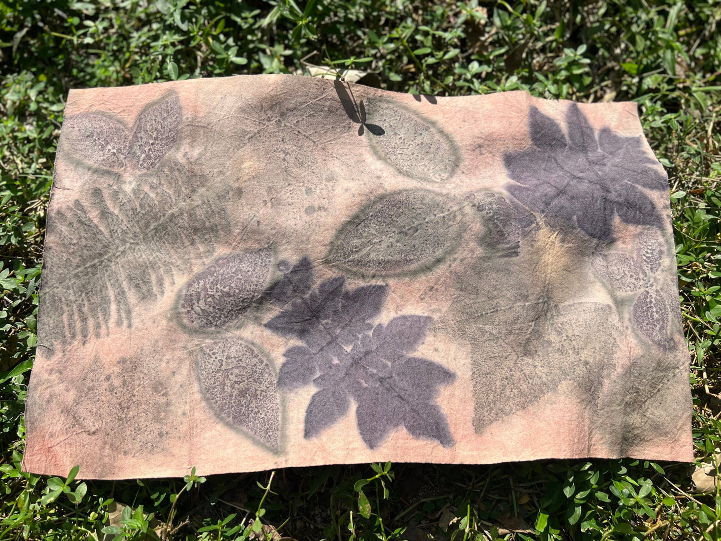 Hand Dyed Tea Table Cloth Plant Dyed Two Sides Cotton Tea Mat Nature Dye Chabu Chaxi