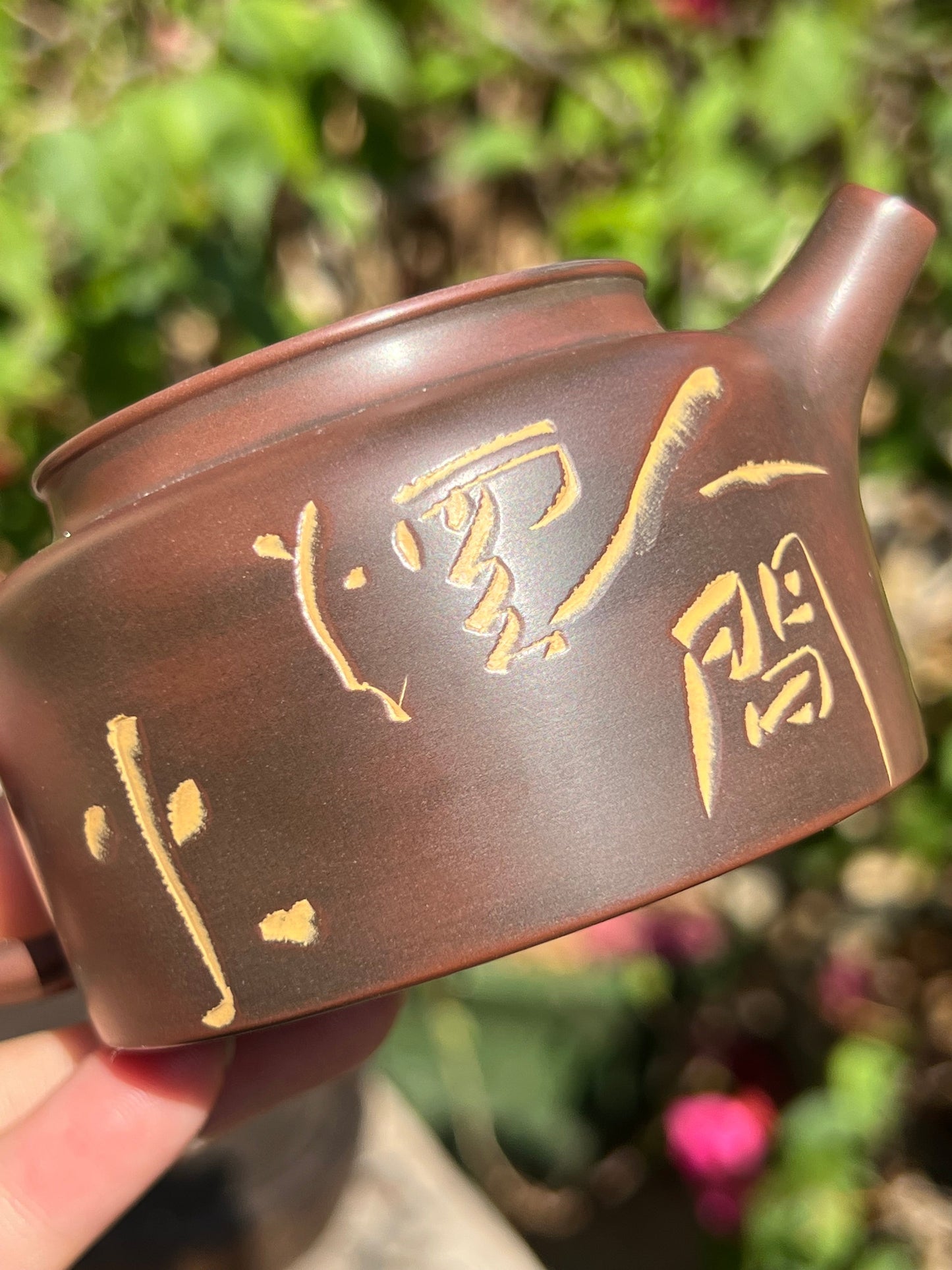 This is a Nixing clay teapot.this is a Chinese Nixing pottery teapot