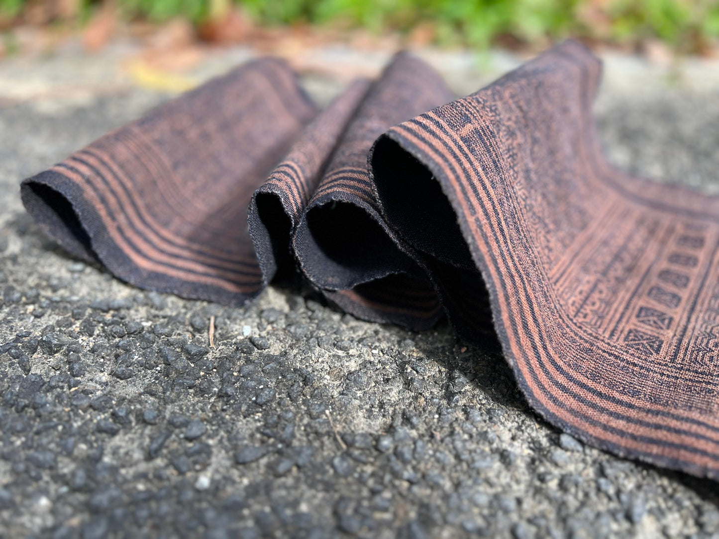 Hand-dyed Batik Fabric Chinese Miao Style Tea Table Cloth Natural Dye Classic Style Vintage Style Tea Mat Chaxi