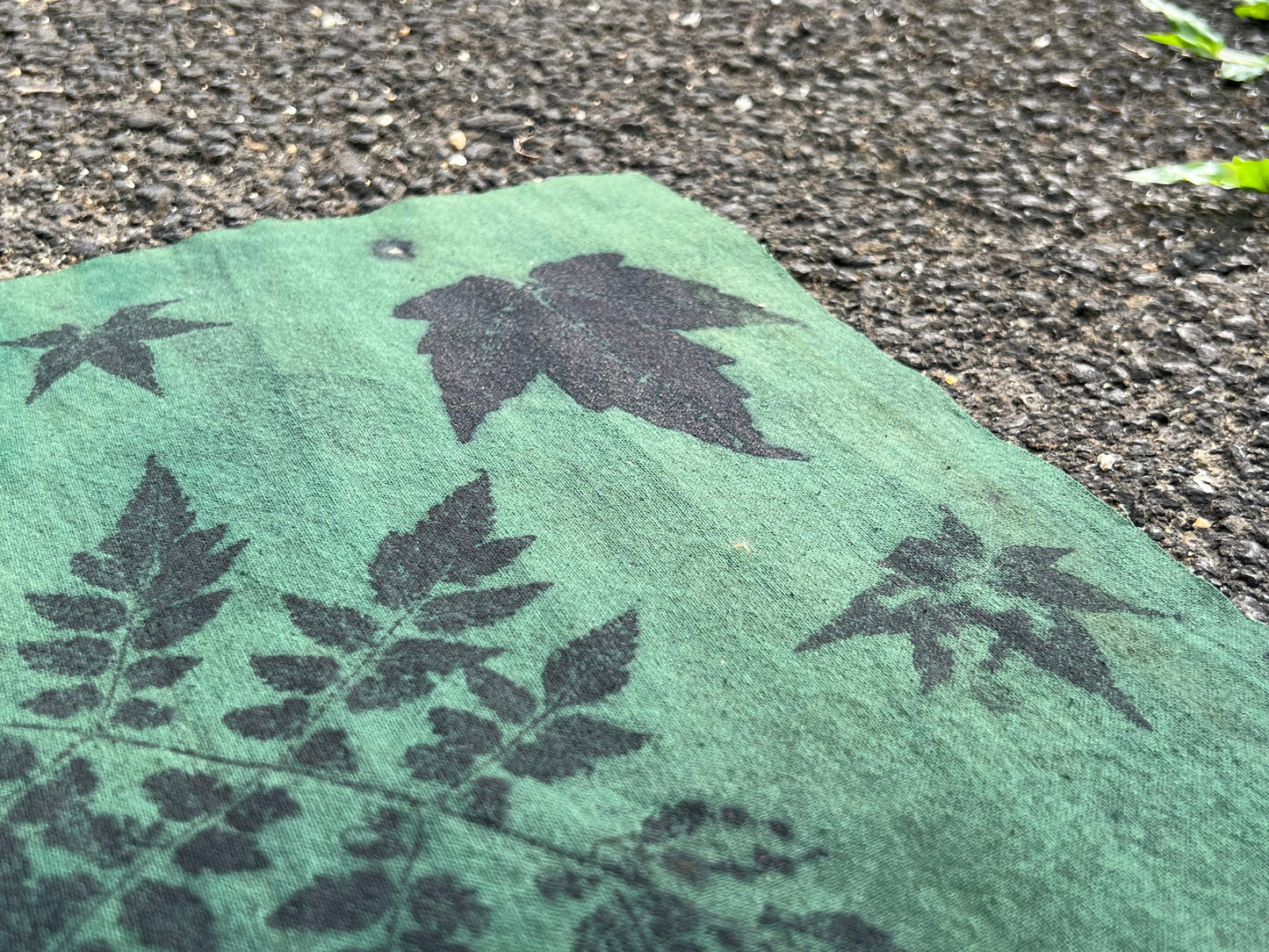 Tea Table Cloth Hand Dyed Plant Dyed Cotton Tea Mat Natura Dye Chabu Chaxi