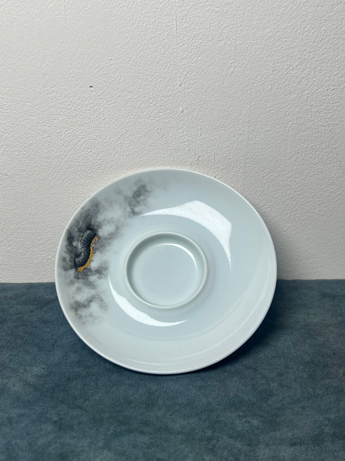 Hand Painted Chinese Black Dragon Jingdezhen Master Ceramic Artwork