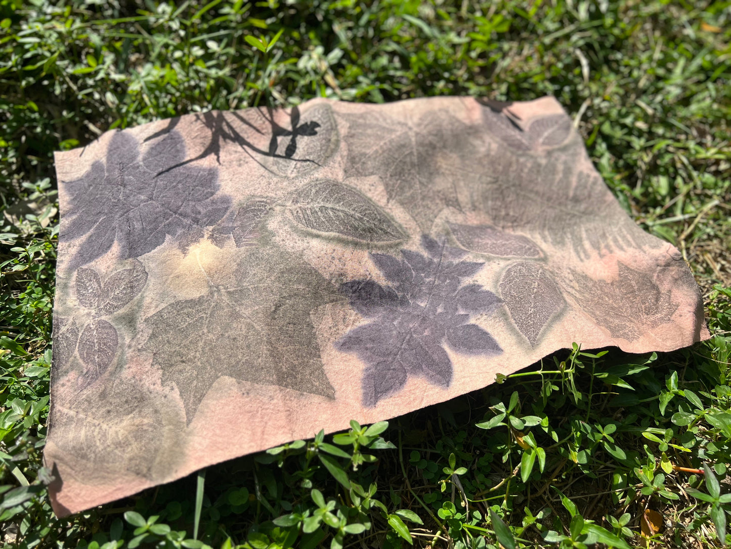 Hand Dyed Tea Table Cloth Plant Dyed Two Sides Cotton Tea Mat Nature Dye Chabu Chaxi