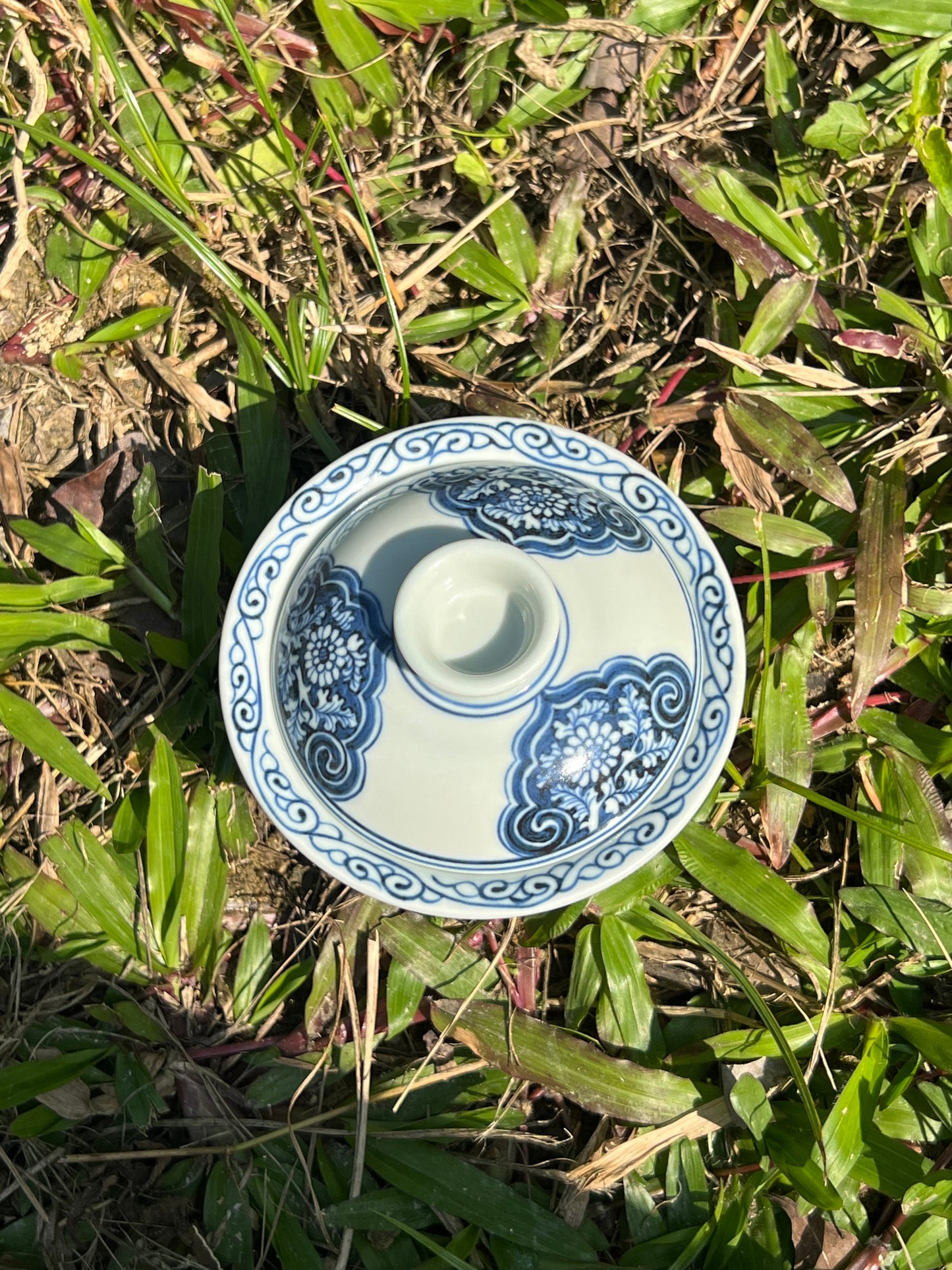 Hand Painted Chinese Dragon Blue and White Porcelain Gaiwan Jingdezhen Ceramic Master Artwork