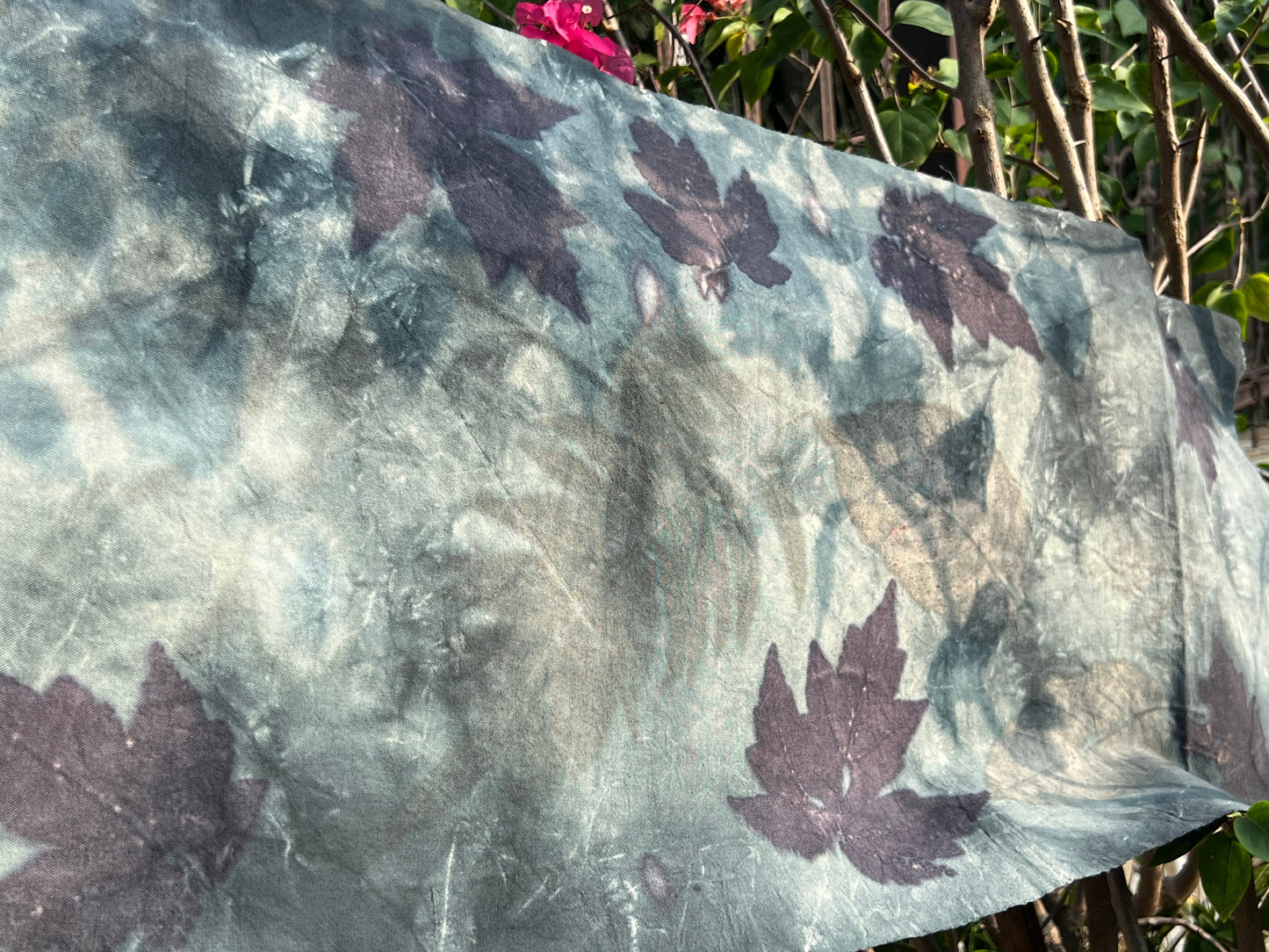 Hand Dyed Tea Table Cloth Indigo Dyed Tea Mat Natural Plant Dyed Cotton Chabu Chaxi