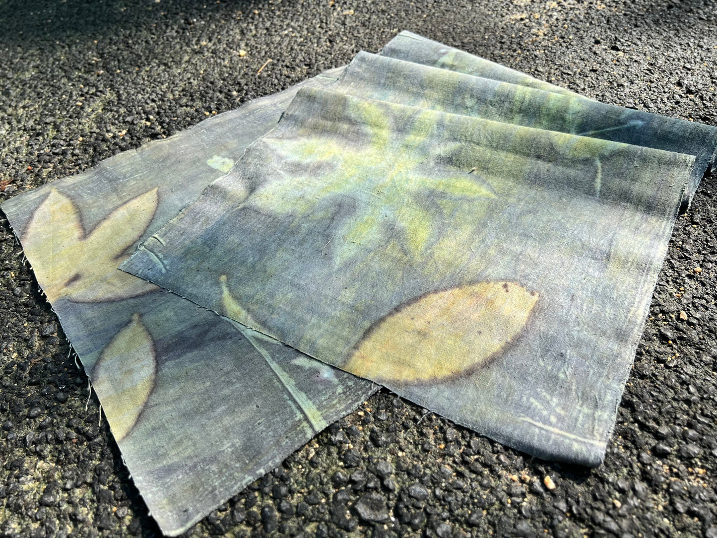 Hand Dyed Plant Dyed Tea Table Cloth Pure Cotton Tea Mat Chabu Chaxi