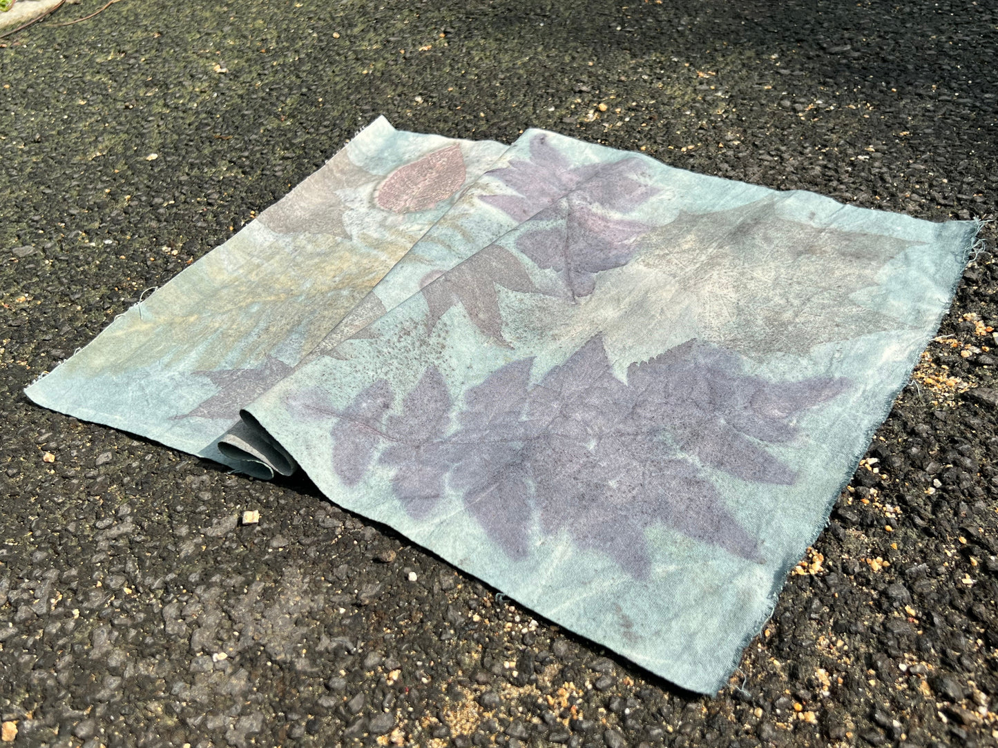 Hand Dyed Tea Table Cloth Natura Cotton Tea Mat Natura Dyed Chabu Chaxi